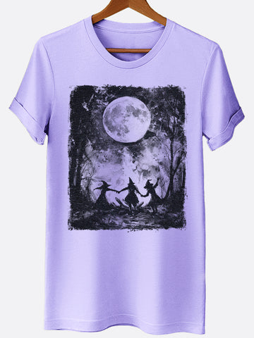 Vintage Dancing Witches Graphic Tee