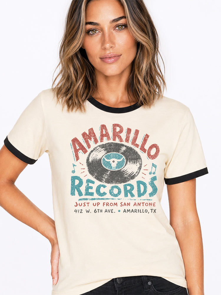 Amarillo Records Ringer Tee