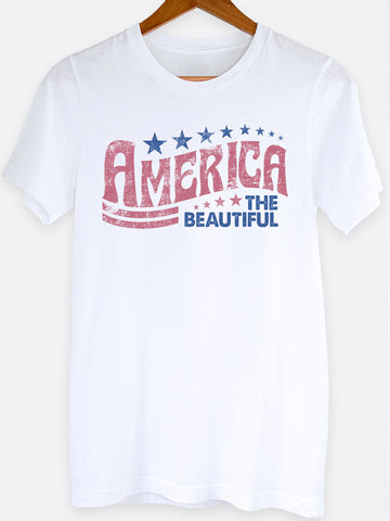 America The Beautiful Graphic Tee