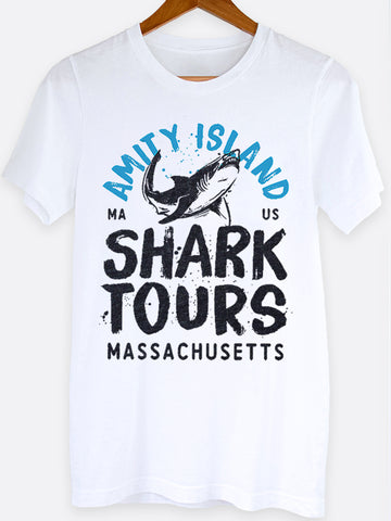 Amity Shark Tours Graphic Tee