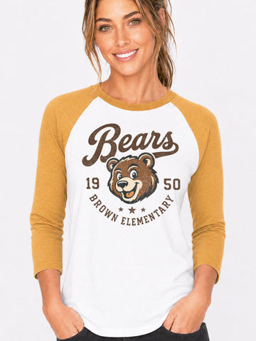 Retro 3/4 Sleeve Baseball Tee