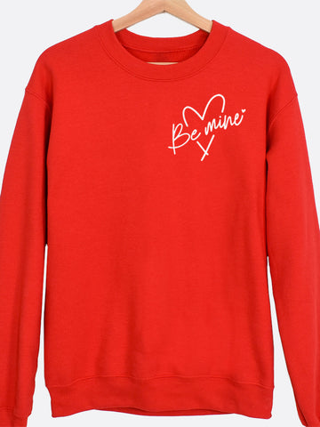 Be Mine Pocket Graphic Sweatshirt