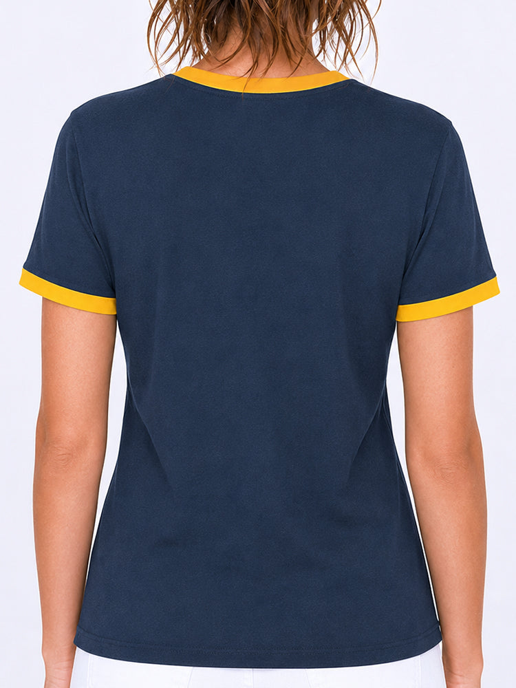 Vintage Brown Elementary Ringer Tee