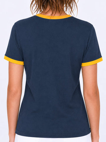 Navy & Yellow