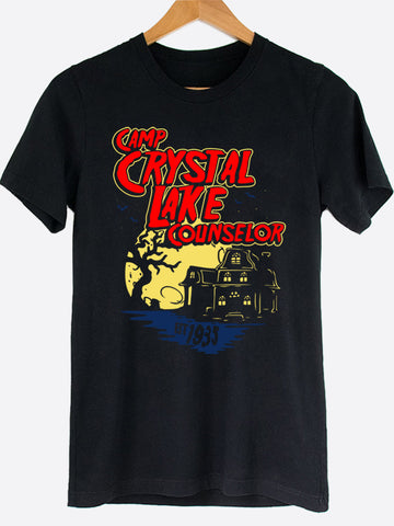 Camp Crystal Lake Counselor Graphic Tee