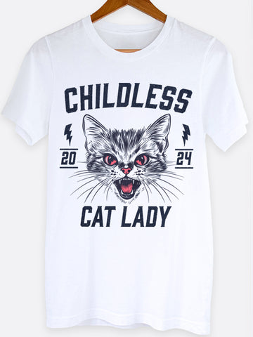 Childless Cat Lady Graphic Tee