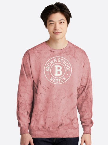 Color Blast Crew Neck Sweatshirt