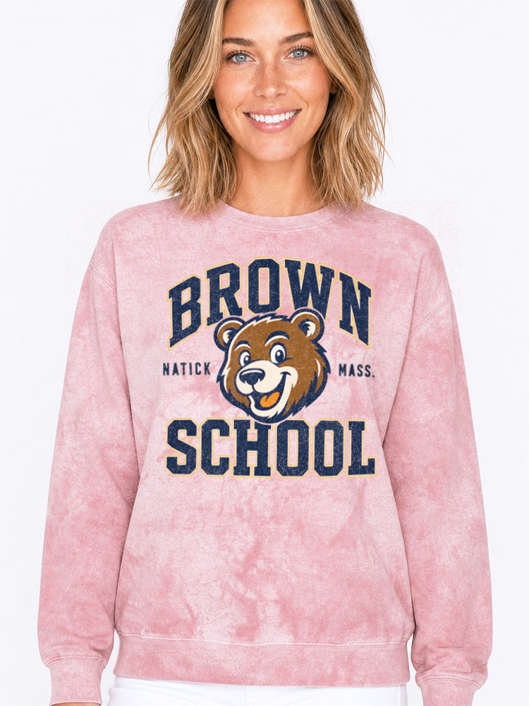 Color Blast Crew Neck Sweatshirt