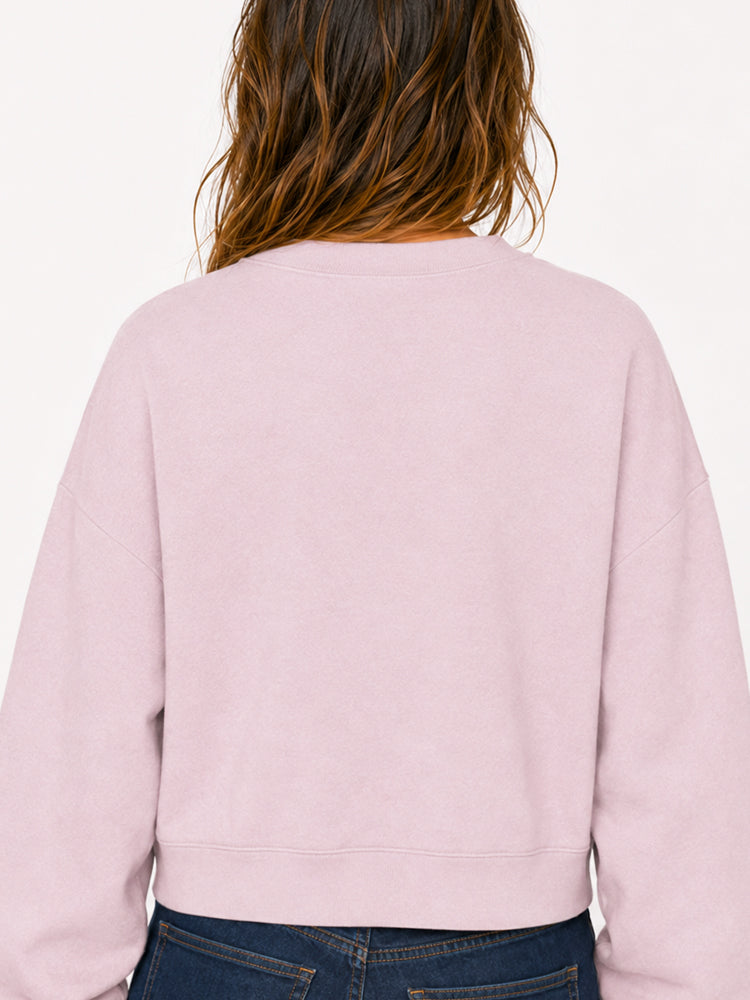 Boxy Fleece Crew Sweatshirt