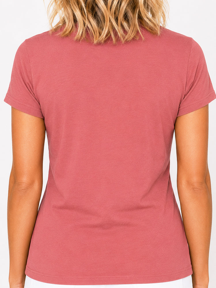 Floral Steer Skull Graphic Tee
