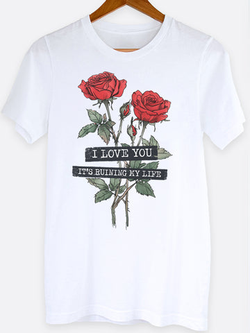 Fortnight Roses Graphic Tee