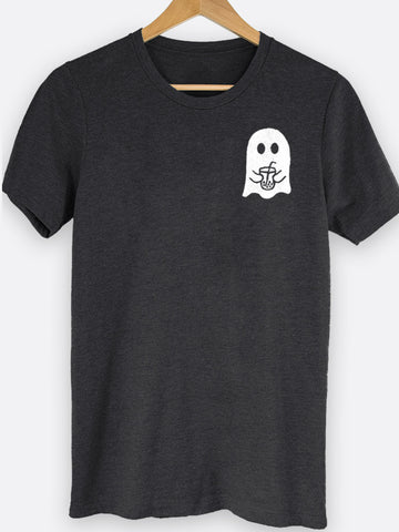 Ghost Iced Bev Pocket Graphic Tee