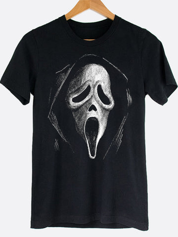 Ghostface Portrait Graphic Tee