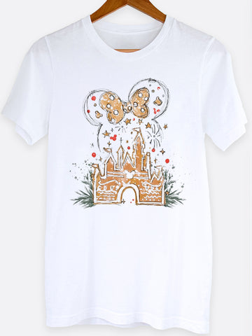 Gingerbread Castle Graphic Tee