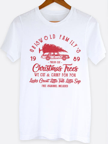 Griswold Christmas Trees Graphic Tee