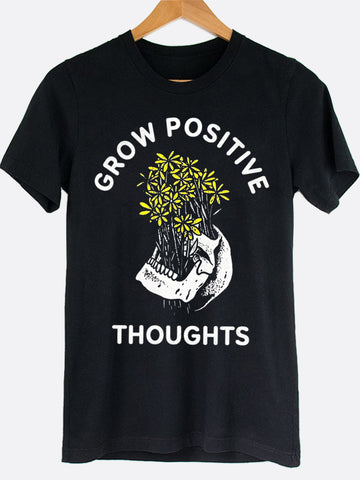 Grow Positive Thoughts Graphic Tee