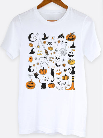 Halloween Collage Graphic Tee