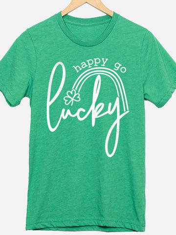 Happy Go Lucky Graphic Tee