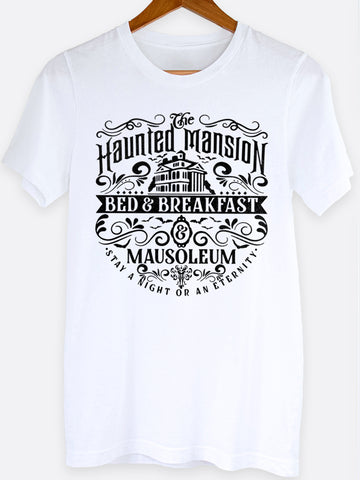 Haunted Bed & Breakfast Graphic Tee