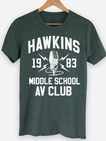 Hawkins AV Club Graphic Tee