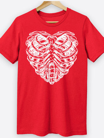 Heart Rib Cage Graphic Tee