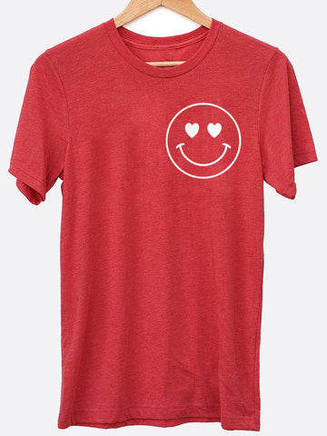 Heart Eyes Pocket Graphic Tee