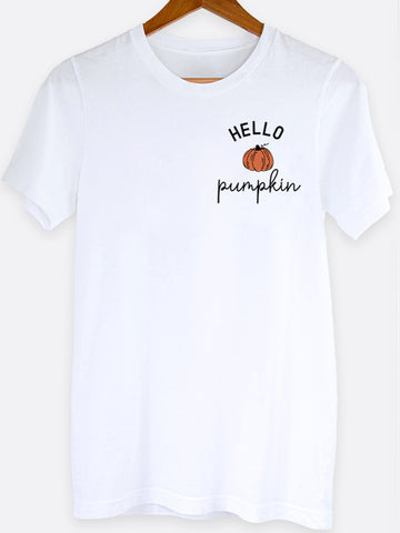 Hello Pumpkin Pocket Graphic Tee