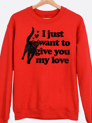 Give You My Love Graphic Sweatshirt