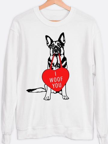 I Woof You Graphic Sweatshirt