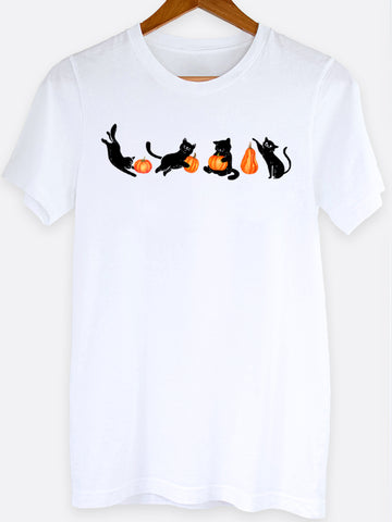 Kittens & Pumpkins Graphic Tee