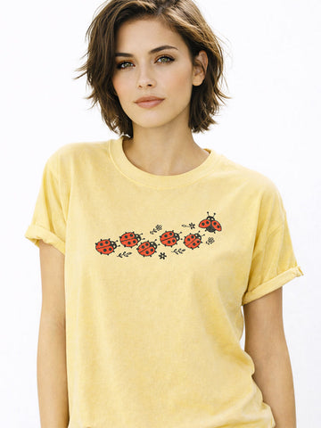Marching Ladybugs Graphic Tee