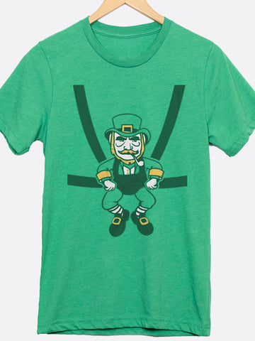 Leprechaun In Harness Graphic Tee