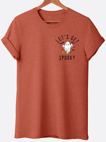 Let's Get Spooky Pocket Graphic Tee