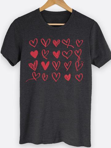 Little Hearts Graphic Tee