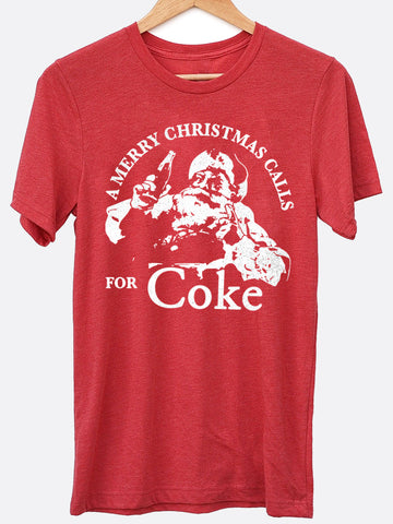 Merry Christmas Coke Graphic Tee