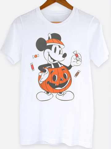 Mickey Pumpkin Graphic Tee