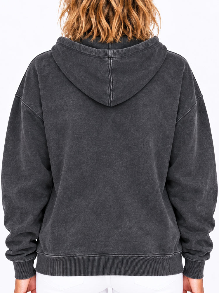 Mineral Wash Pullover Hoodie