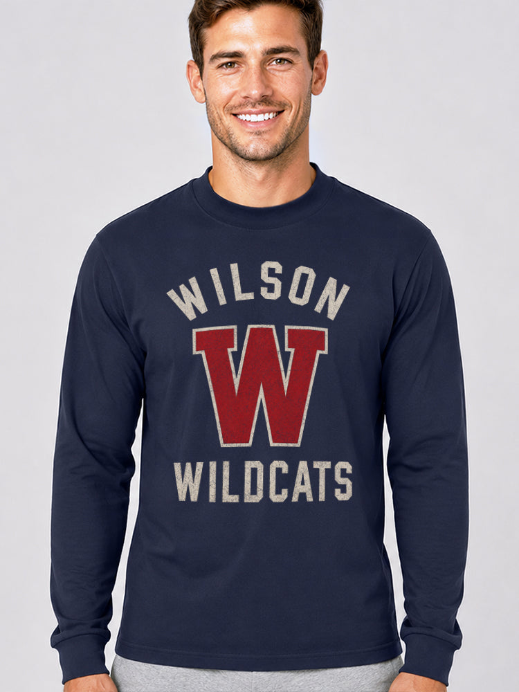 Long Sleeve Mock Neck Tee