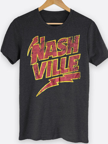 Nashville Lightning Bolt Graphic Tee