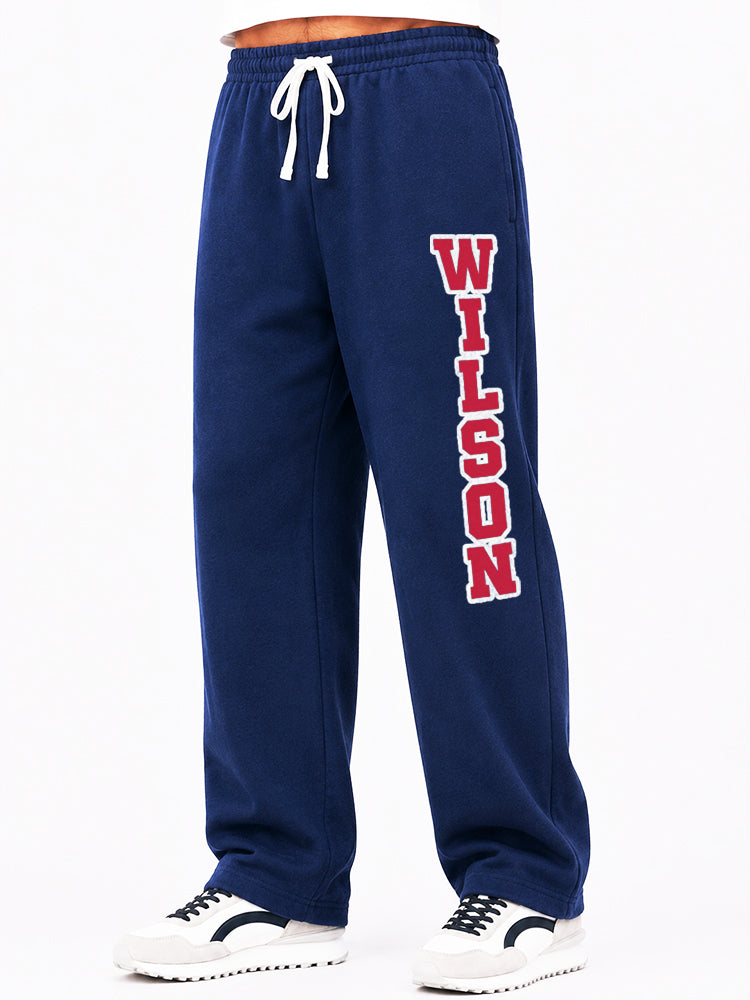 Open Bottom Fleece Sweatpants