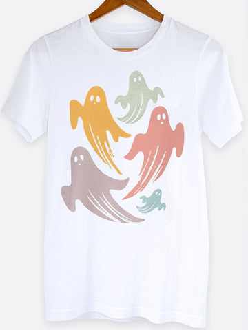 Pastel Ghosts Graphic Tee