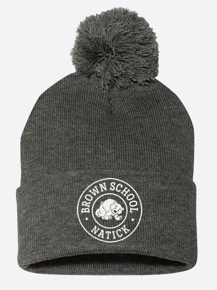 Cuffed Pom-Pom Beanie