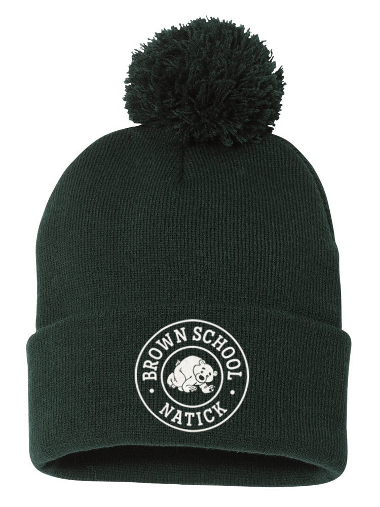 Cuffed Pom-Pom Beanie