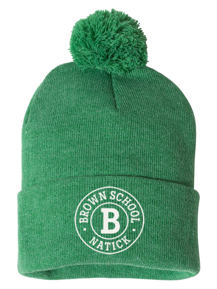Cuffed Pom-Pom Beanie