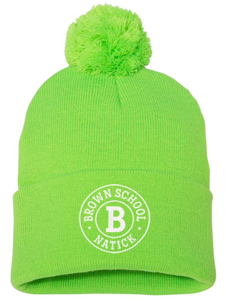 Cuffed Pom-Pom Beanie