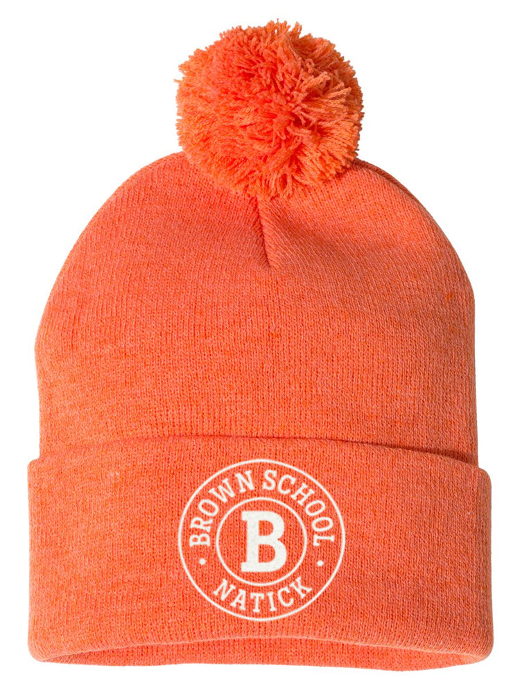 Cuffed Pom-Pom Beanie