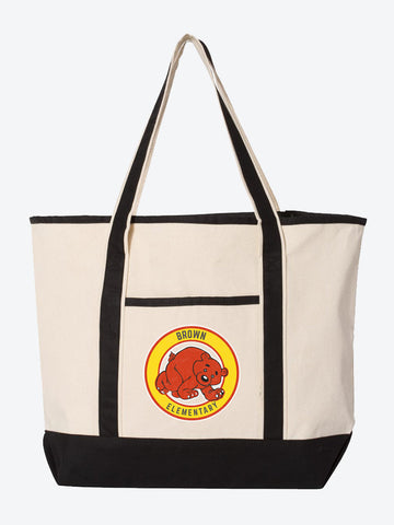 Large Canvas Deluxe Tote