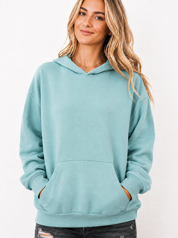 Recycled Fleece Pullover Hoodie