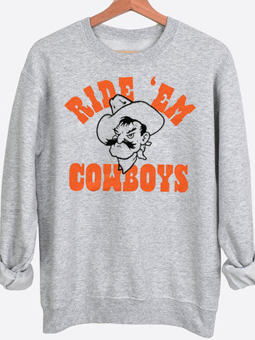 Ride Em Cowboys Graphic Sweatshirt