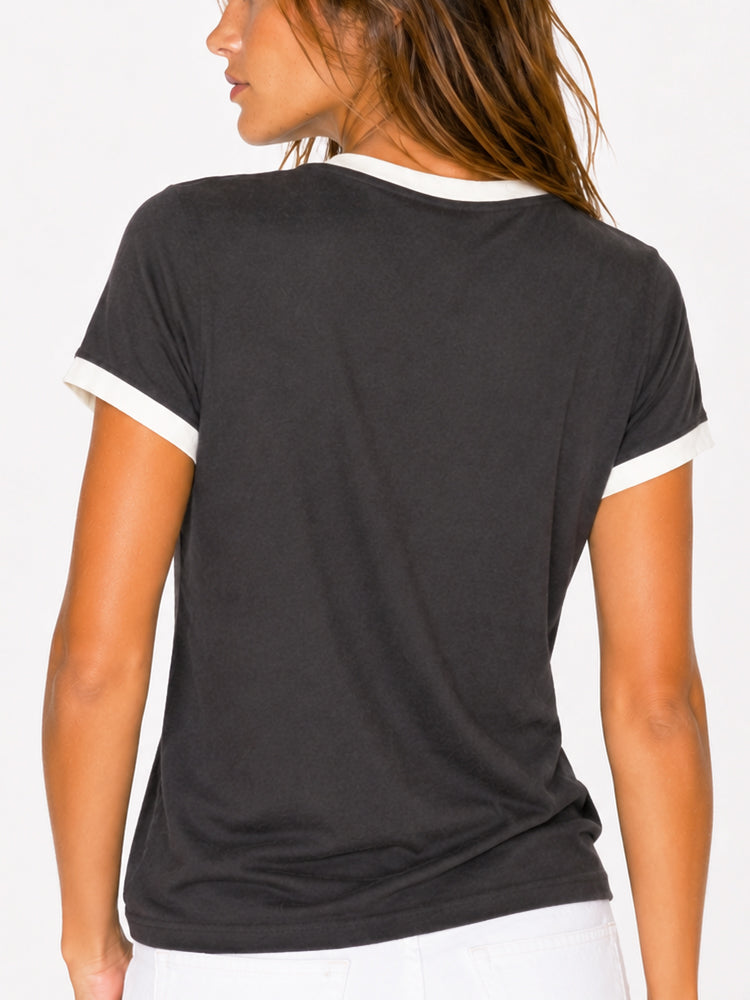 Vintage Ringer Crew Tee